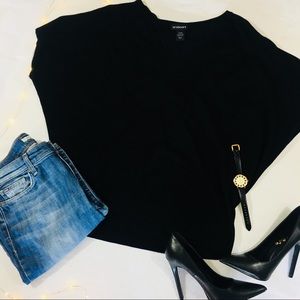 Lane Bryant Plus Size Black Dolman Sweater - 22 24